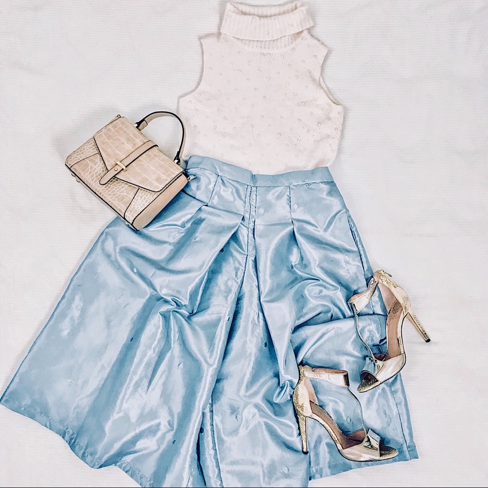 Mixit Pearl Angora Turtleneck Sleeveless Top (M) - Picture 1 of 4